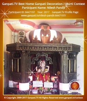 Nilesh Pandit Home Ganpati Picture