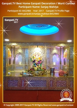 Sanjay Malviya Home Ganpati Picture