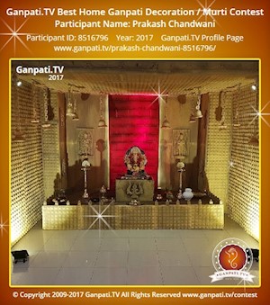 Prakash Chandwani Home Ganpati Picture