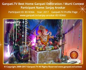 Sanjay Aroskar Home Ganpati Picture