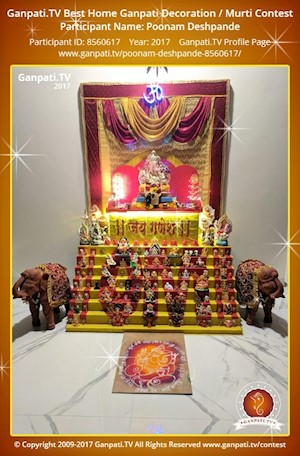 Poonam Deshpande Home Ganpati Picture