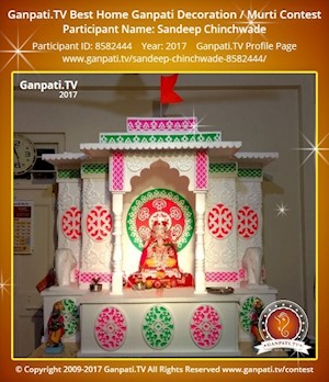 Sandeep Chinchwade Home Ganpati Picture