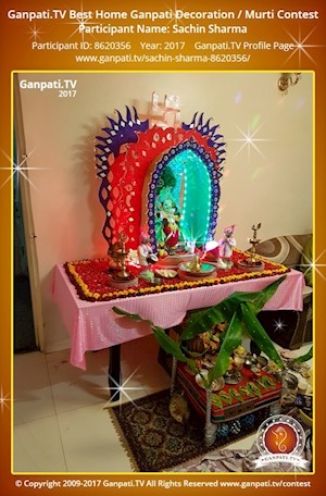 Sachin Sharma Home Ganpati Picture