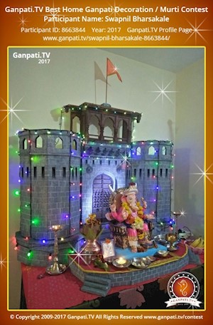 Swapnil Bharsakale Home Ganpati Picture
