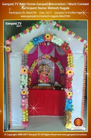 Mahesh Nagale Home Ganpati Picture