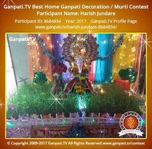 Harish Jundare Home Ganpati Picture