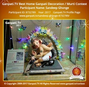 Sandeep Ghonge Home Ganpati Picture