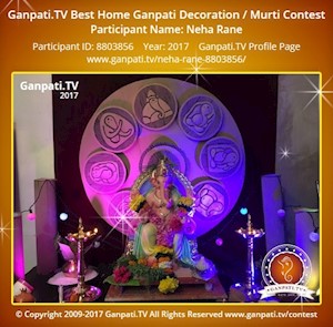 Neha Rane Home Ganpati Picture