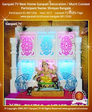 Shreyas Bangale Home Ganpati Picture