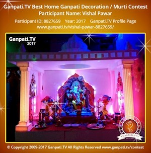 Vishal Pawar Home Ganpati Picture