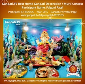 Falguni Patel Home Ganpati Picture
