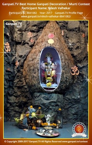 Nilesh Valhekar Home Ganpati Picture