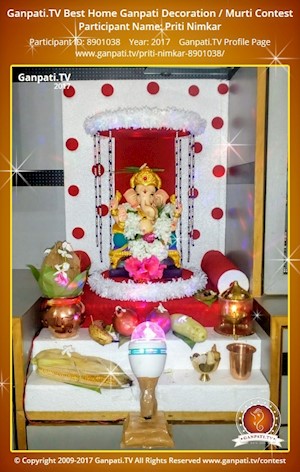 Priti Nimkar Home Ganpati Picture