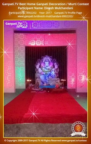 Dinesh Mulchandani Home Ganpati Picture