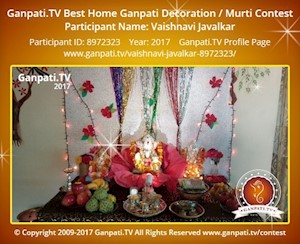 Vaishnavi Javalkar Home Ganpati Picture