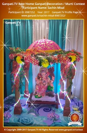 Sachin Misal Home Ganpati Picture