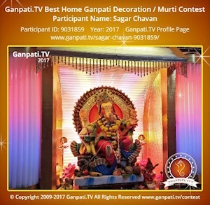 Sagar Chavan Home Ganpati Picture