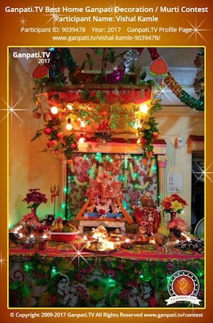 Vishal Kamle Home Ganpati Picture