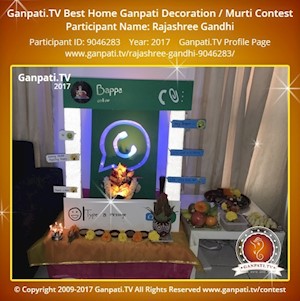 Rajashree Gandhi Home Ganpati Picture