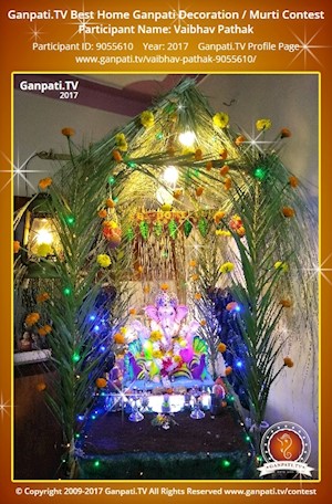 Vaibhav Pathak Home Ganpati Picture