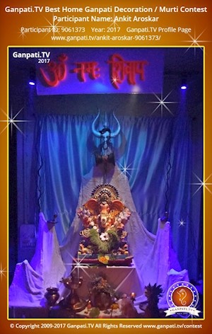 Ankit Aroskar Home Ganpati Picture