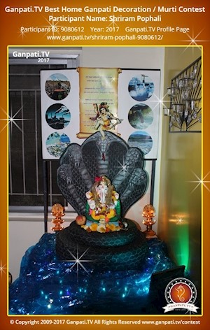 Shriram Pophali Home Ganpati Picture