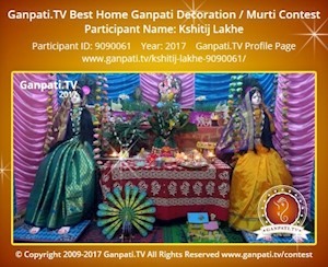 Kshitij Lakhe Home Ganpati Picture