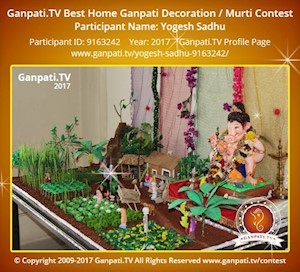 Yogesh Sadhu Home Ganpati Picture