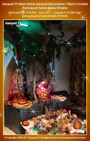 Rahul Dhokte Home Ganpati Picture