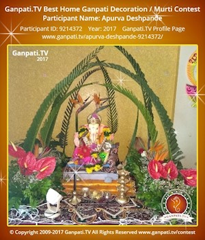 Apurva Deshpande Home Ganpati Picture