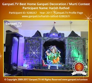 Harish Rathod Home Ganpati Picture