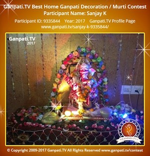 Sanjay K Home Ganpati Picture