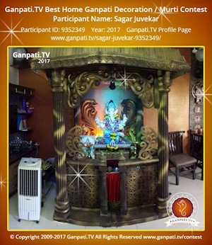 Sagar Juvekar Home Ganpati Picture