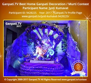 Jyoti Kumavat Home Ganpati Picture