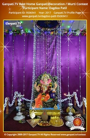 Dagdoo Patil Home Ganpati Picture