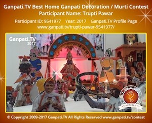 Trupti Pawar Home Ganpati Picture