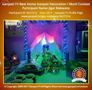Jigar Makwana Home Ganpati Picture