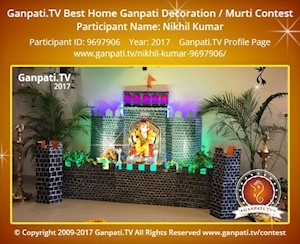 Nikhil Kumar Home Ganpati Picture