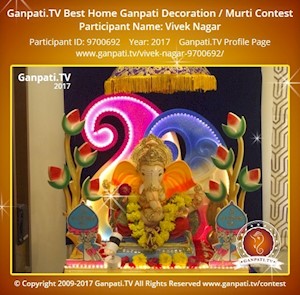 Vivek Nagar Home Ganpati Picture