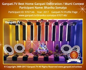 Bhavika Somaiya Home Ganpati Picture