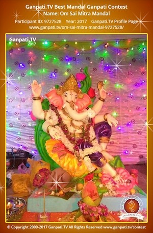 Om Sai Mitra Mandal Ganpati Picture