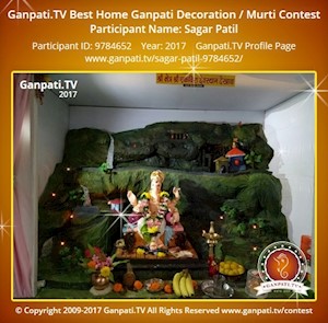 Sagar Patil Home Ganpati Picture