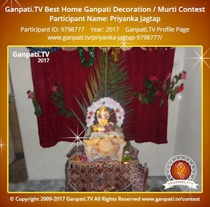 Priyanka Jagtap Home Ganpati Picture