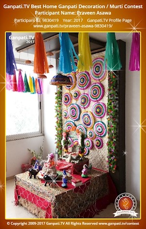 Praveen Asawa Home Ganpati Picture