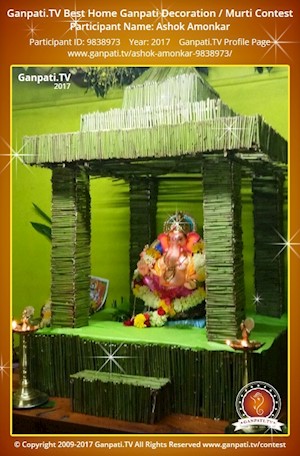 Ashok Amonkar Home Ganpati Picture