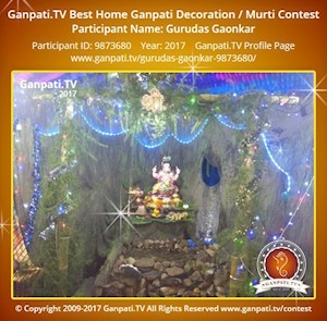Gurudas Gaonkar Home Ganpati Picture