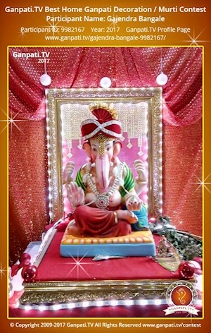 Gajendra Bangale Home Ganpati Picture